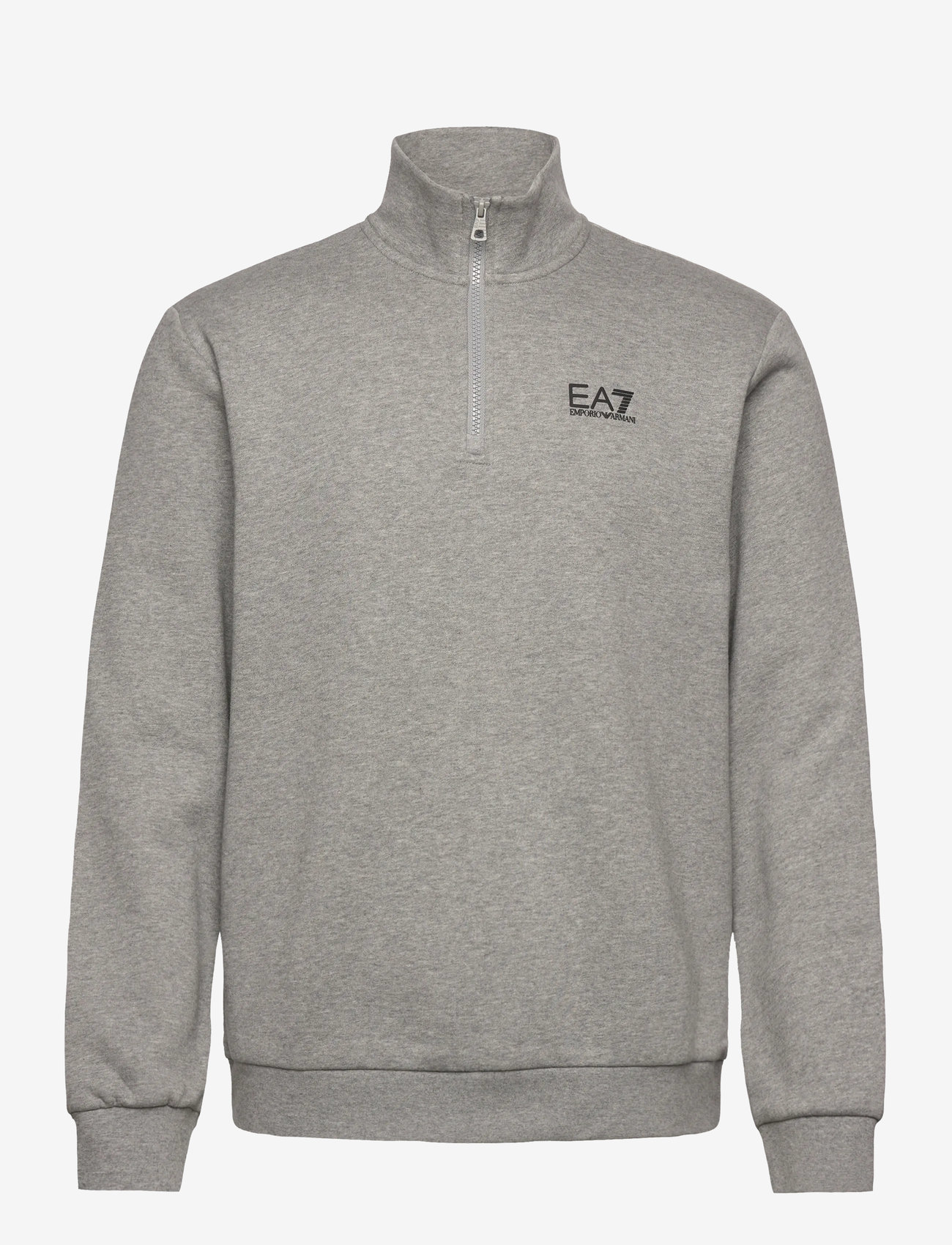 EA7 - SWEATSHIRT - efterårstøj - medium grey melange - 0