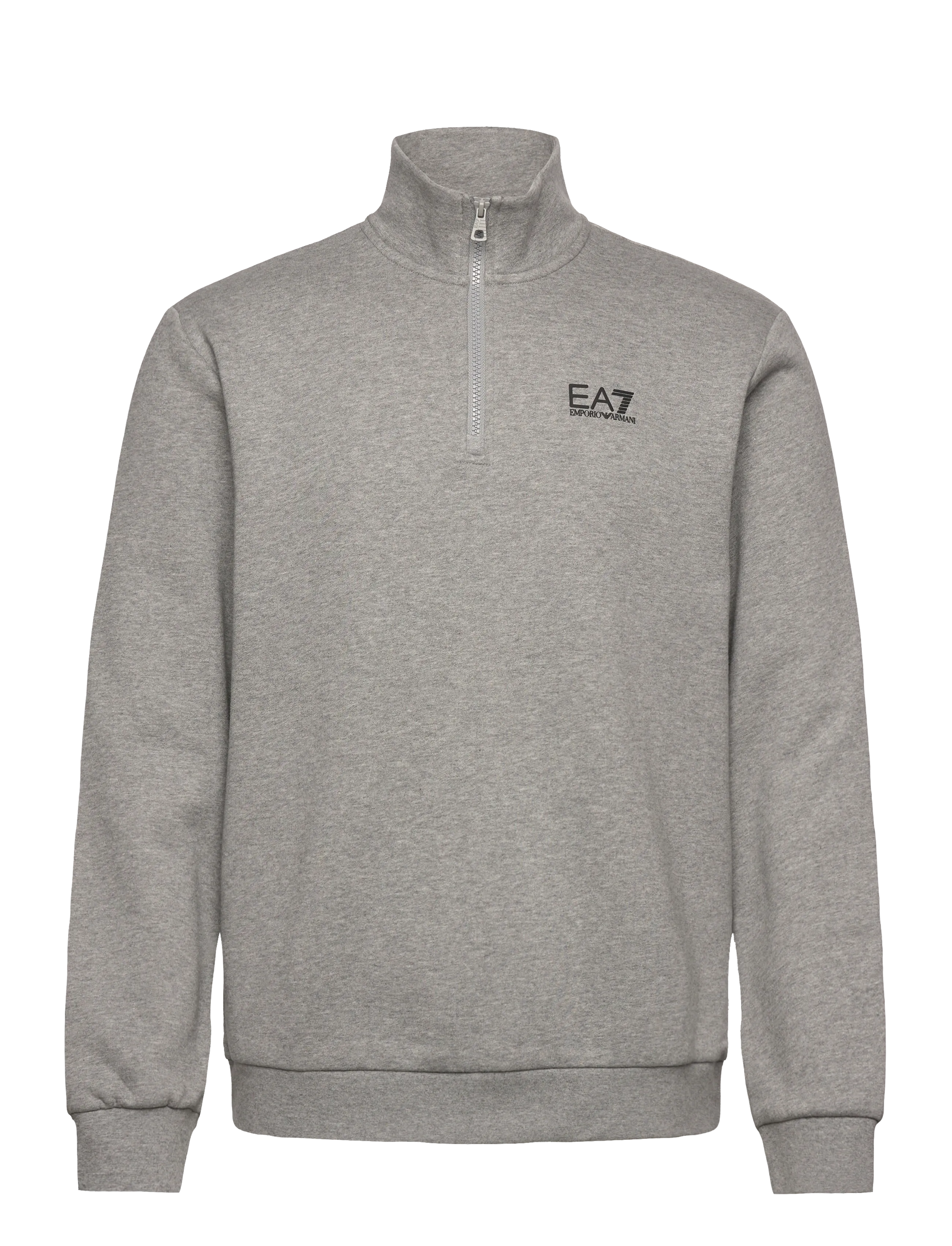 EA7 SWEATSHIRT - Strickmode - MEDIUM GREY MELANGE / grey