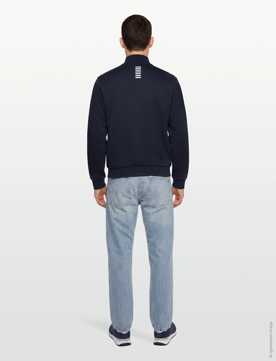 EA7 - SWEATSHIRT - sweatshirts - armani blue - 4