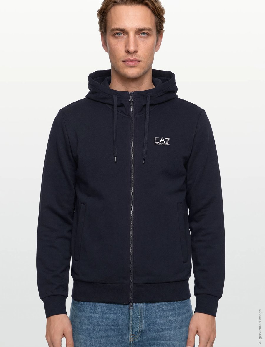EA7 - SWEATSHIRT - kapuzenpullover - armani blue - 3