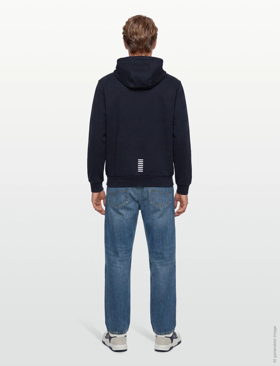 EA7 - SWEATSHIRT - kapuzenpullover - armani blue - 4