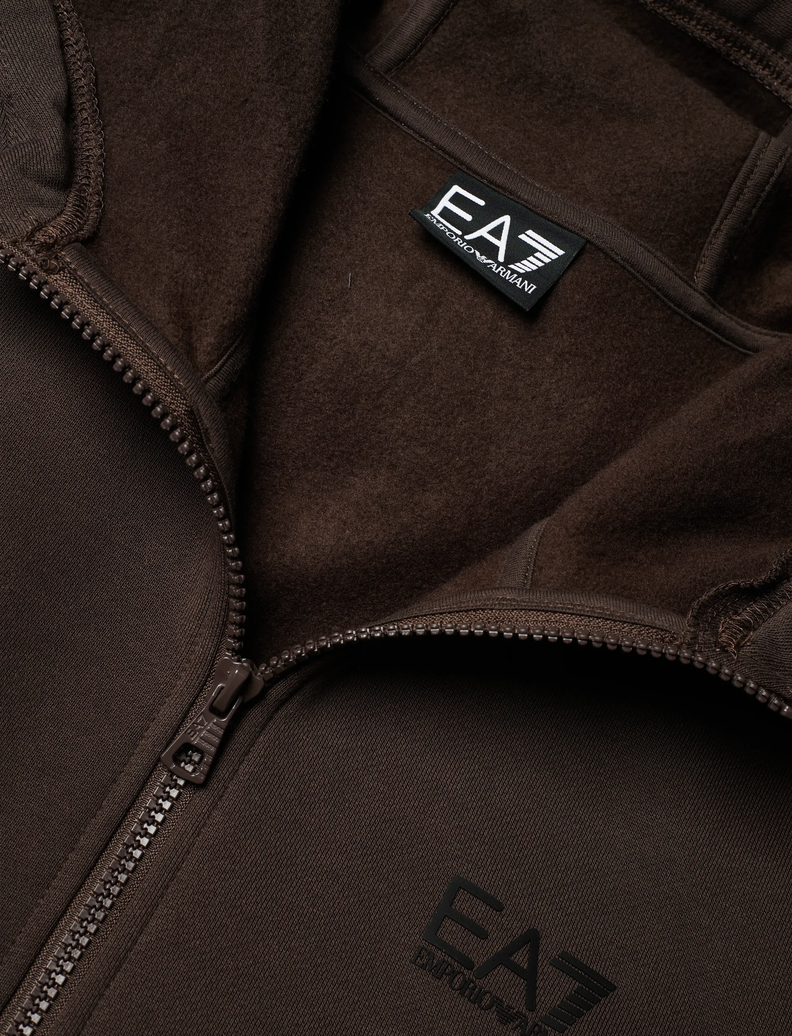 EA7 - SWEATSHIRT - hoodies - chocolate brown - 2