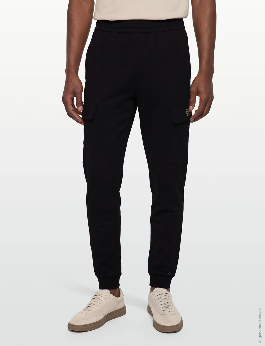 EA7 - TROUSER - sweatpants - black - 4