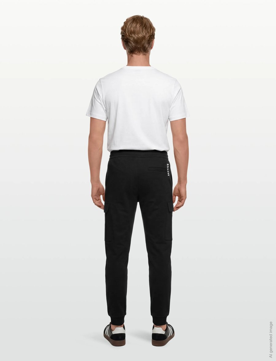EA7 - TROUSER - jogginghosen - black - 4