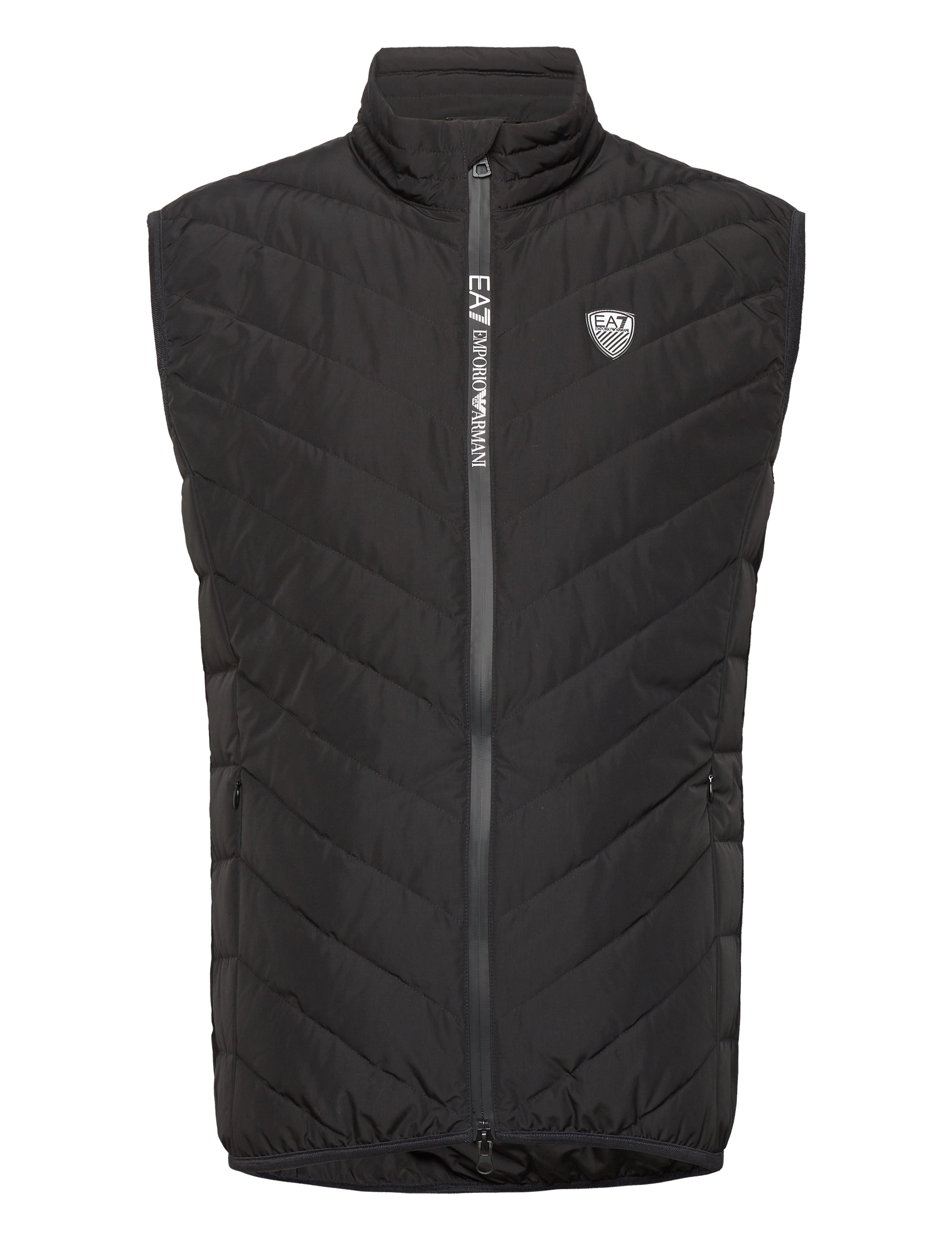 EA7 Down Waistcoat, XS, Black, Overtøj > Veste, Herre