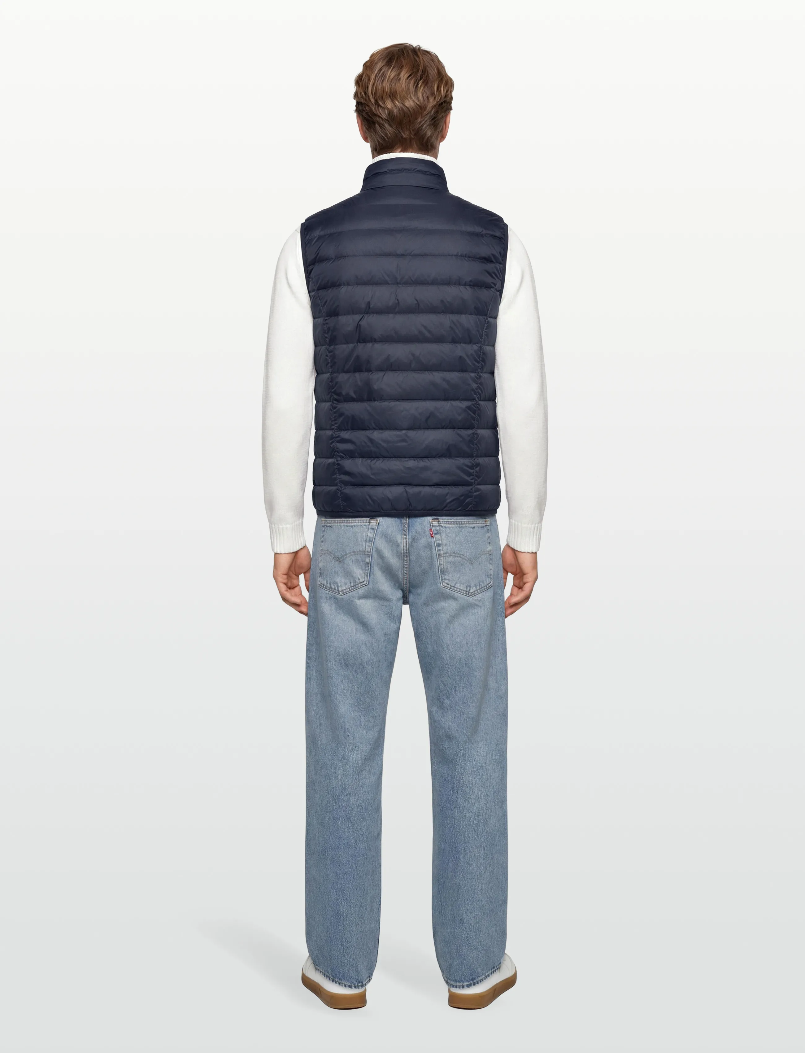 EA7 - DOWN WAISTCOAT - västar - armani blue - 4