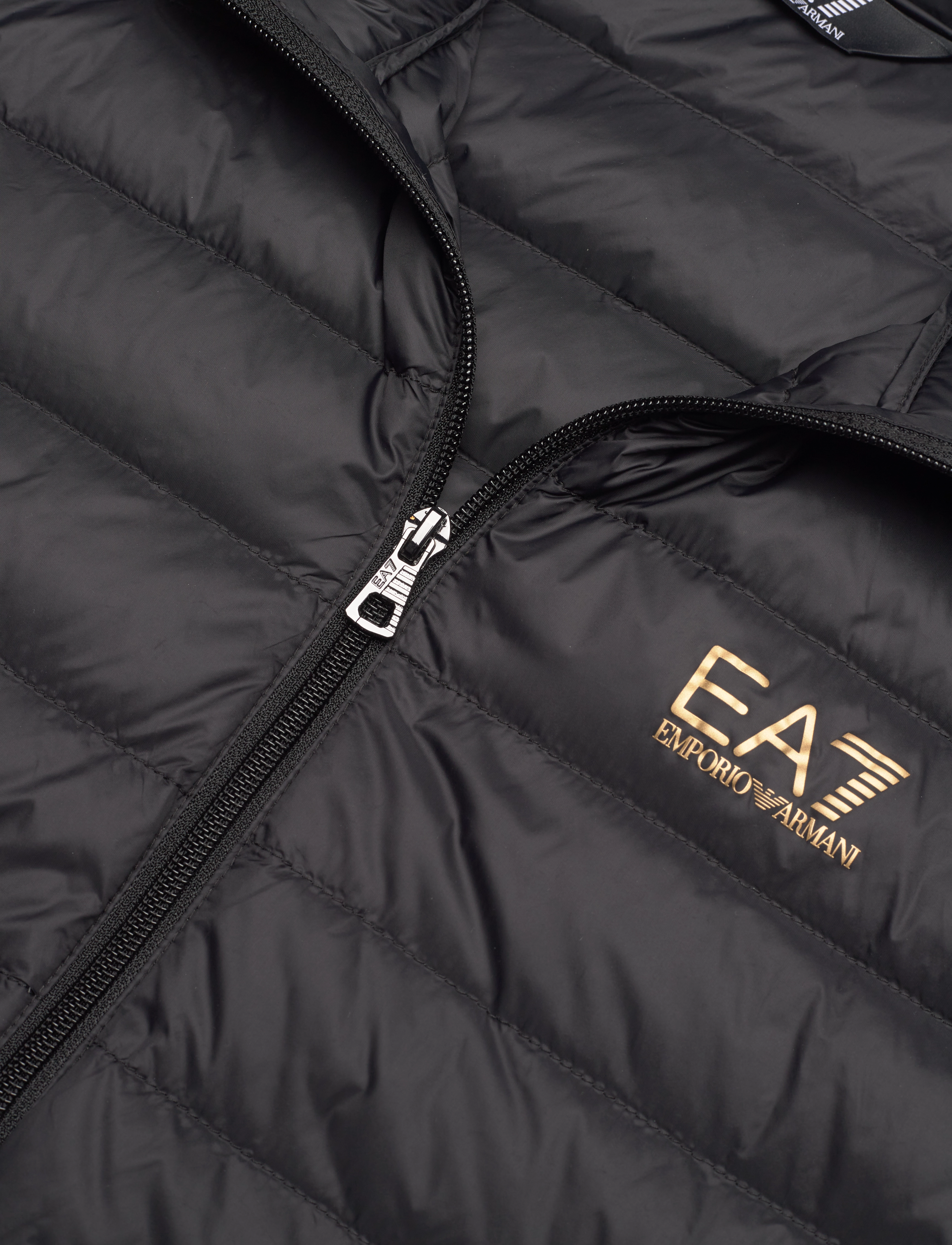 EA7 - DOWN WAISTCOAT - westen - black - 2