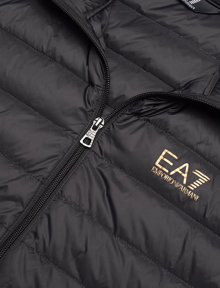 EA7 - DOWN WAISTCOAT - westen - black - 2