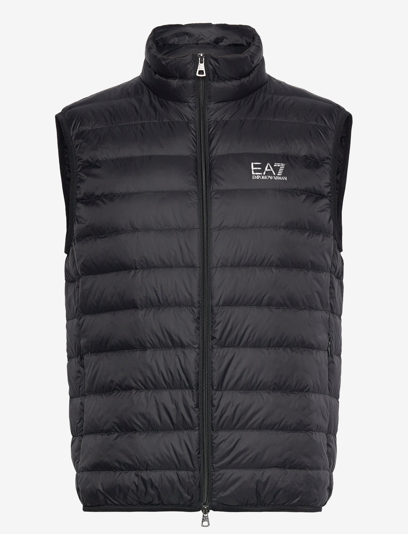 EA7 - DOWN WAISTCOAT - efterårstøj - black - 0
