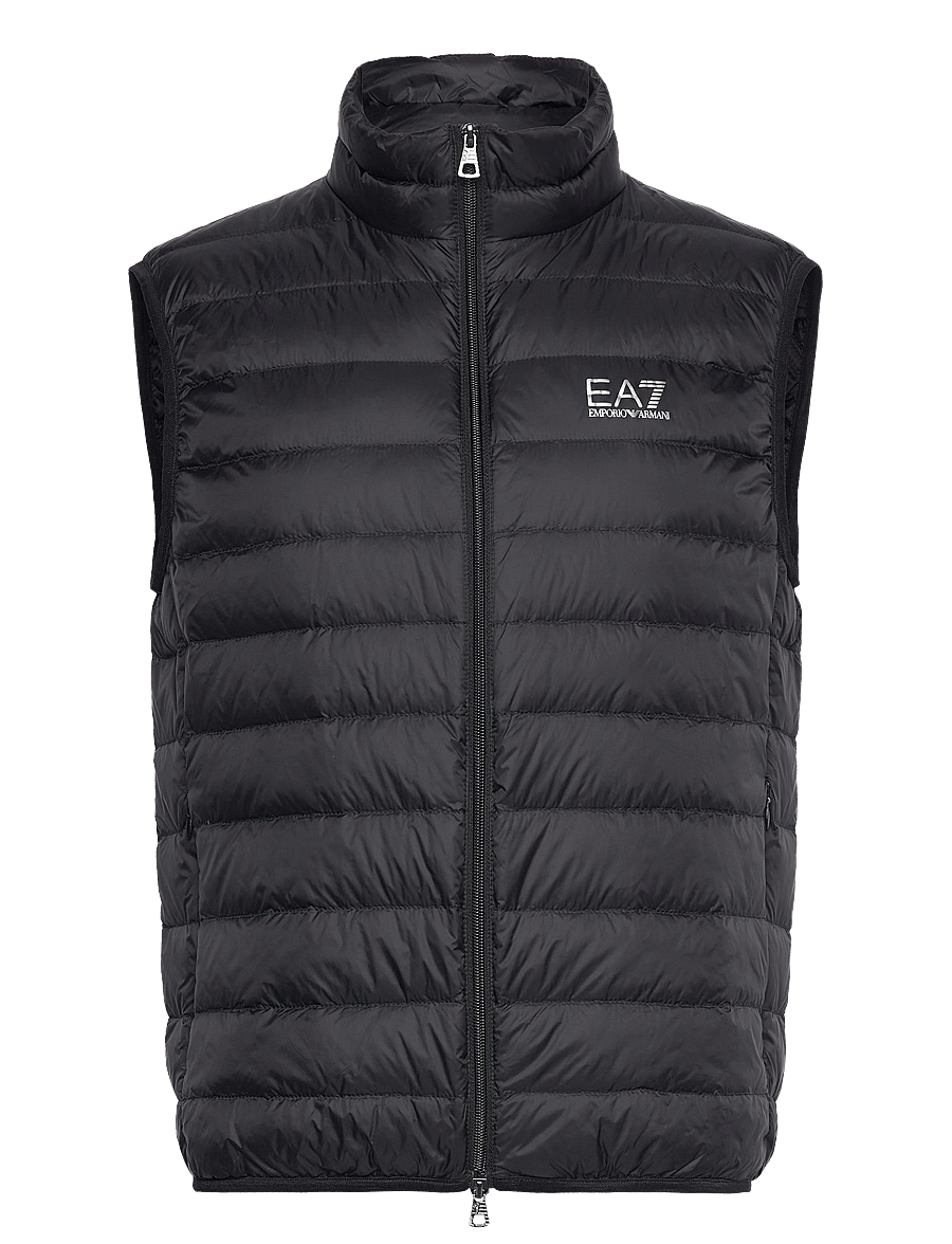 EA7 - DOWN WAISTCOAT - westen - black - 0