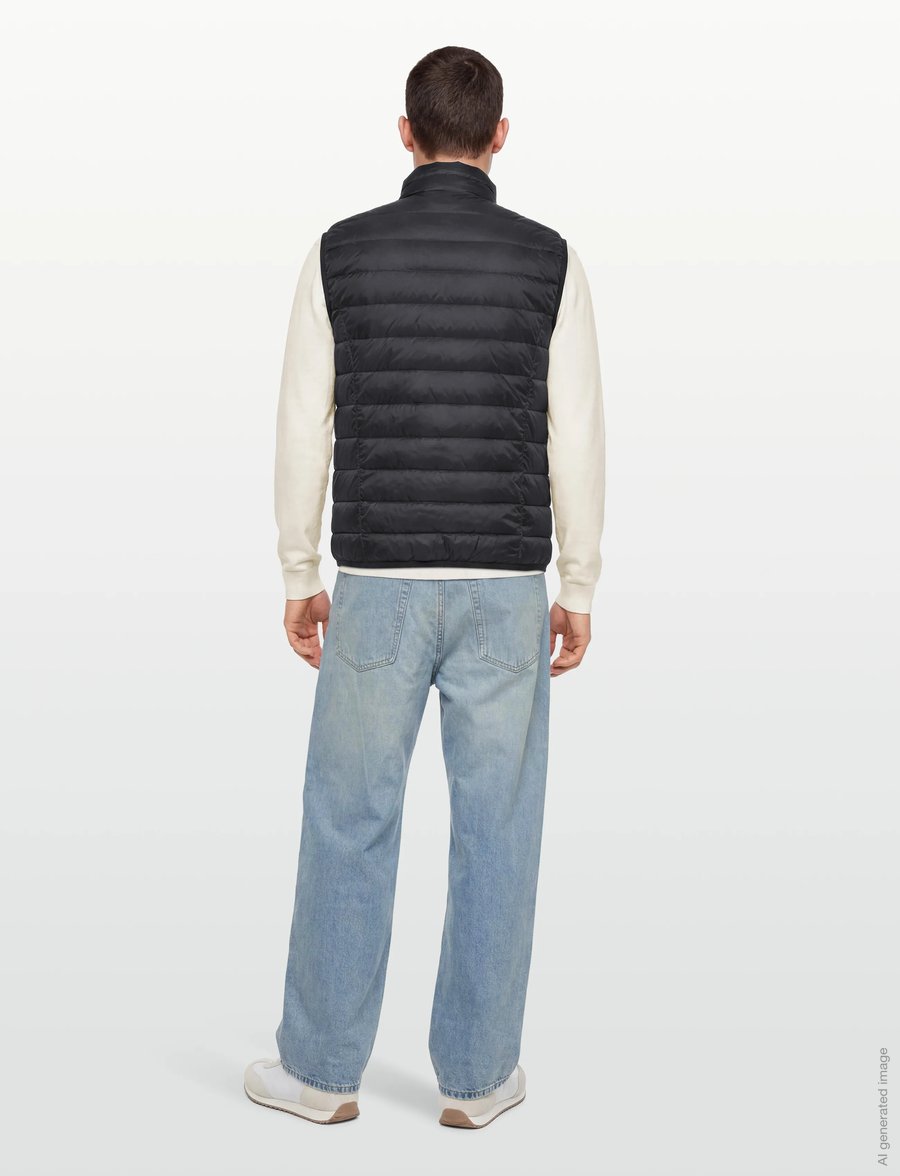 EA7 - DOWN WAISTCOAT - westen - black - 4
