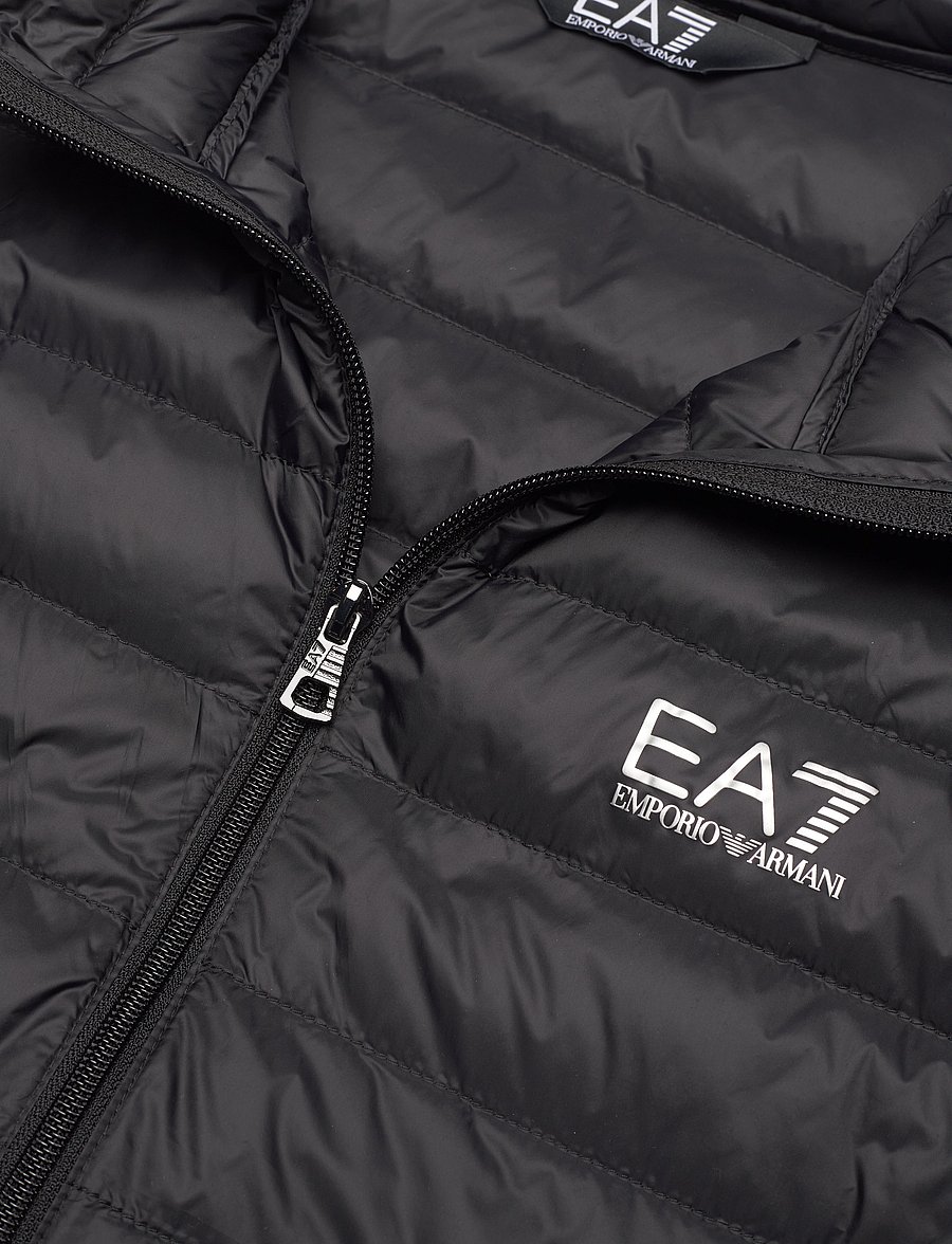 EA7 - DOWN WAISTCOAT - westen - black - 2