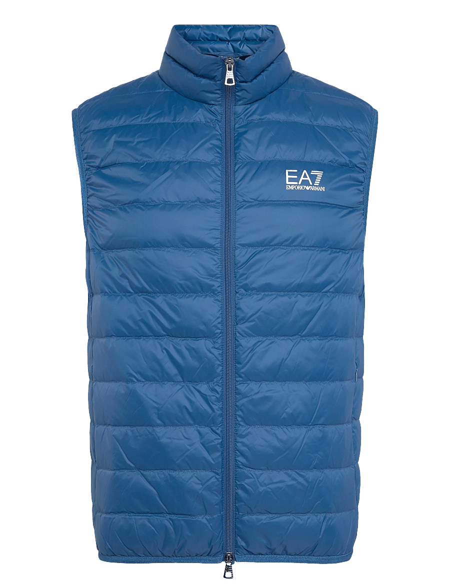 EA7 - DOWN WAISTCOAT - westen - dark blue - 0