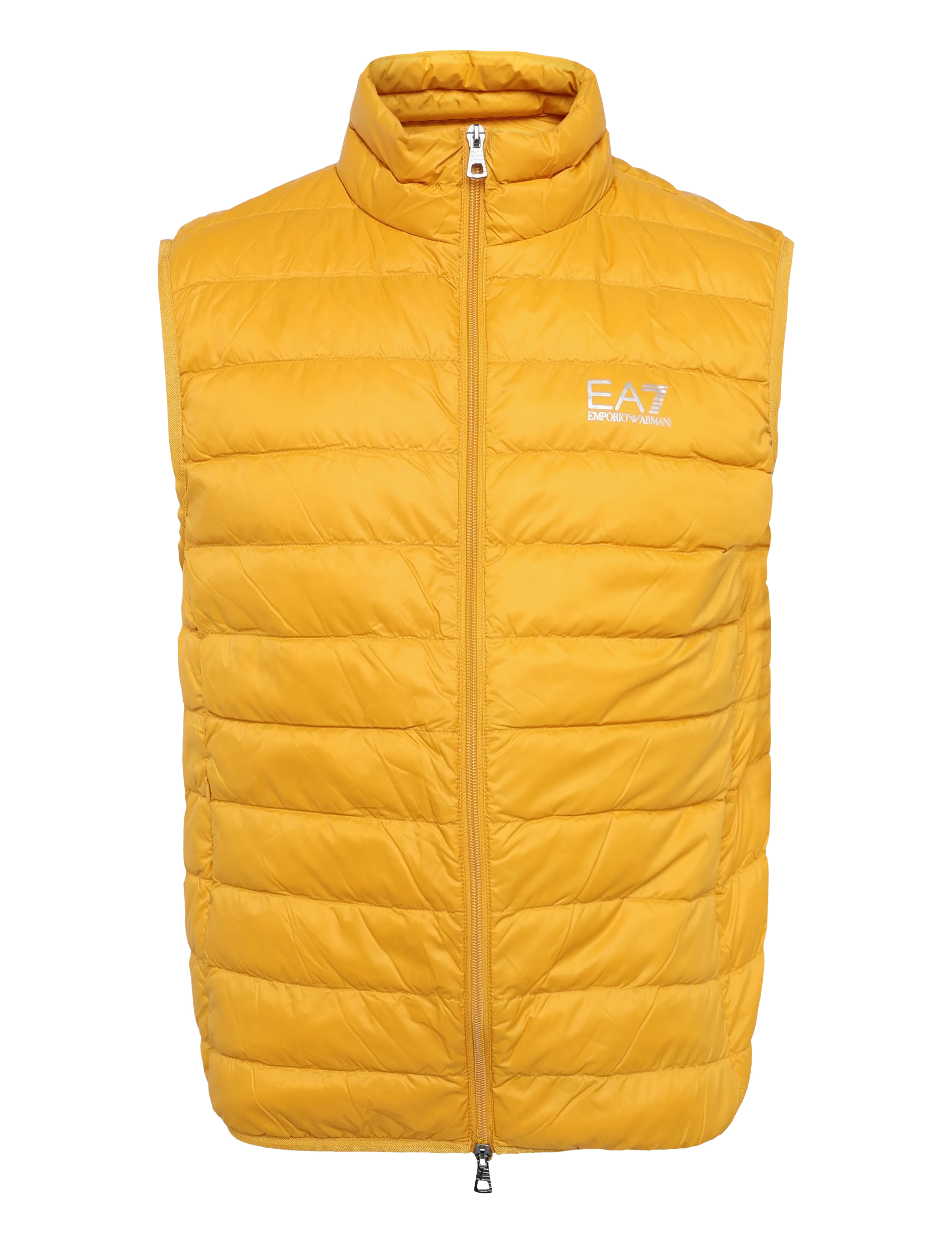 EA7 DOWN WAISTCOAT - Ytterkläder - GOLDEN YELLOW / yellow