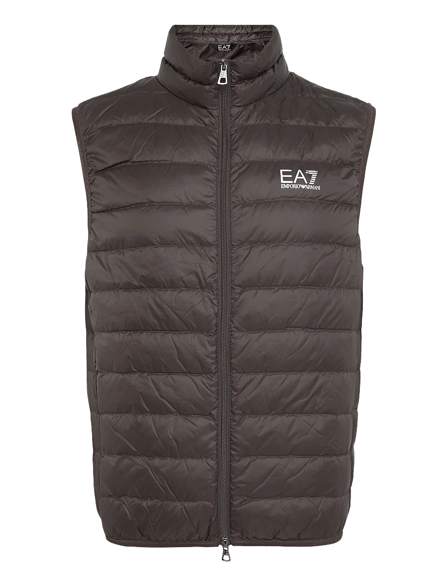 EA7 - DOWN WAISTCOAT - westen - mulch - 0