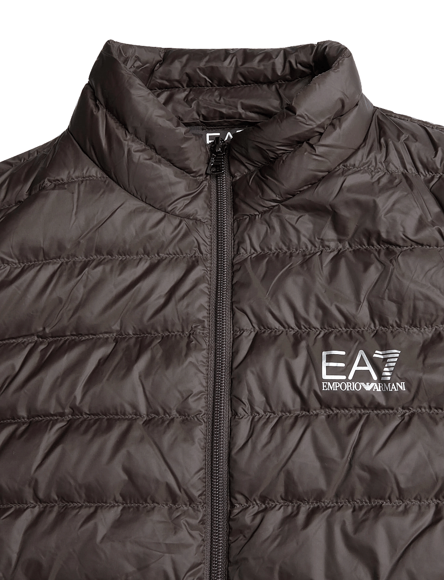 EA7 - DOWN WAISTCOAT - westen - mulch - 2