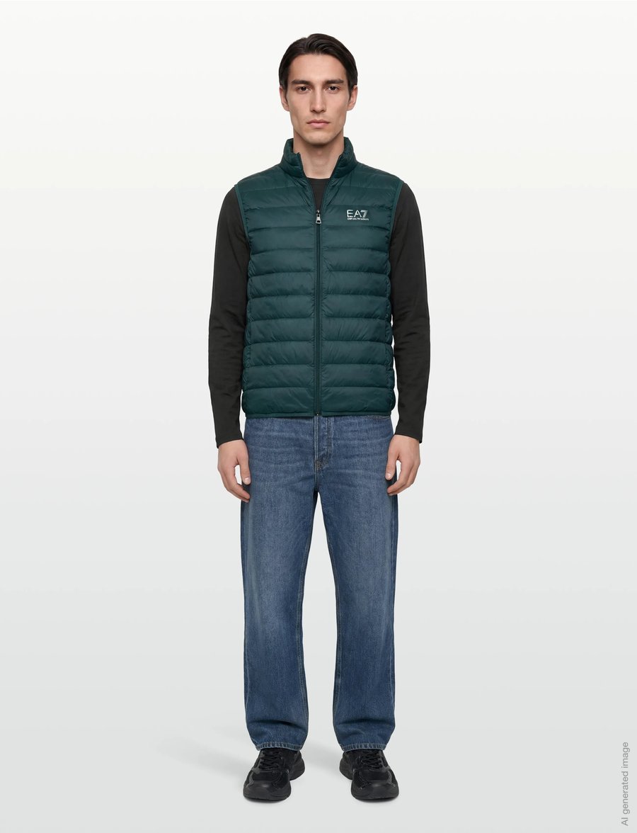 EA7 - DOWN WAISTCOAT - westen - ponderosa pine - 0