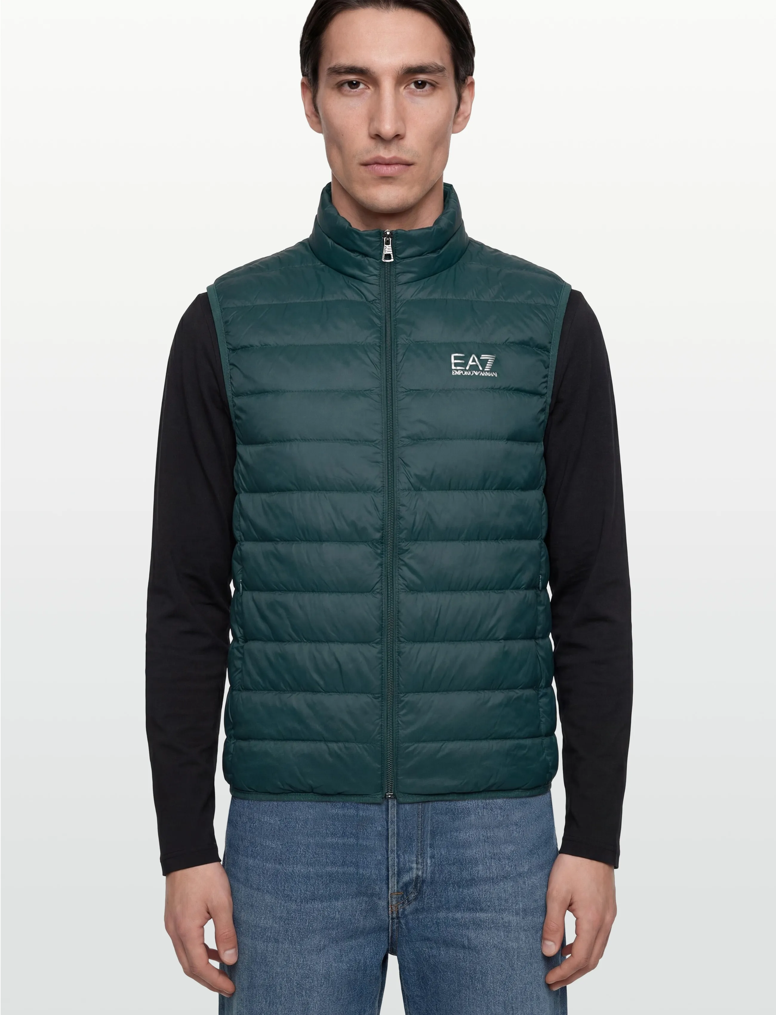 EA7 - DOWN WAISTCOAT - vestid - ponderosa pine - 3