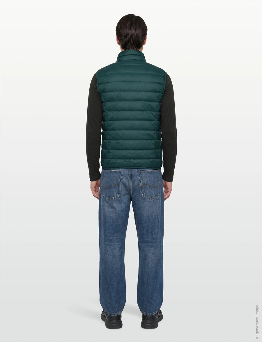 EA7 - DOWN WAISTCOAT - westen - ponderosa pine - 4