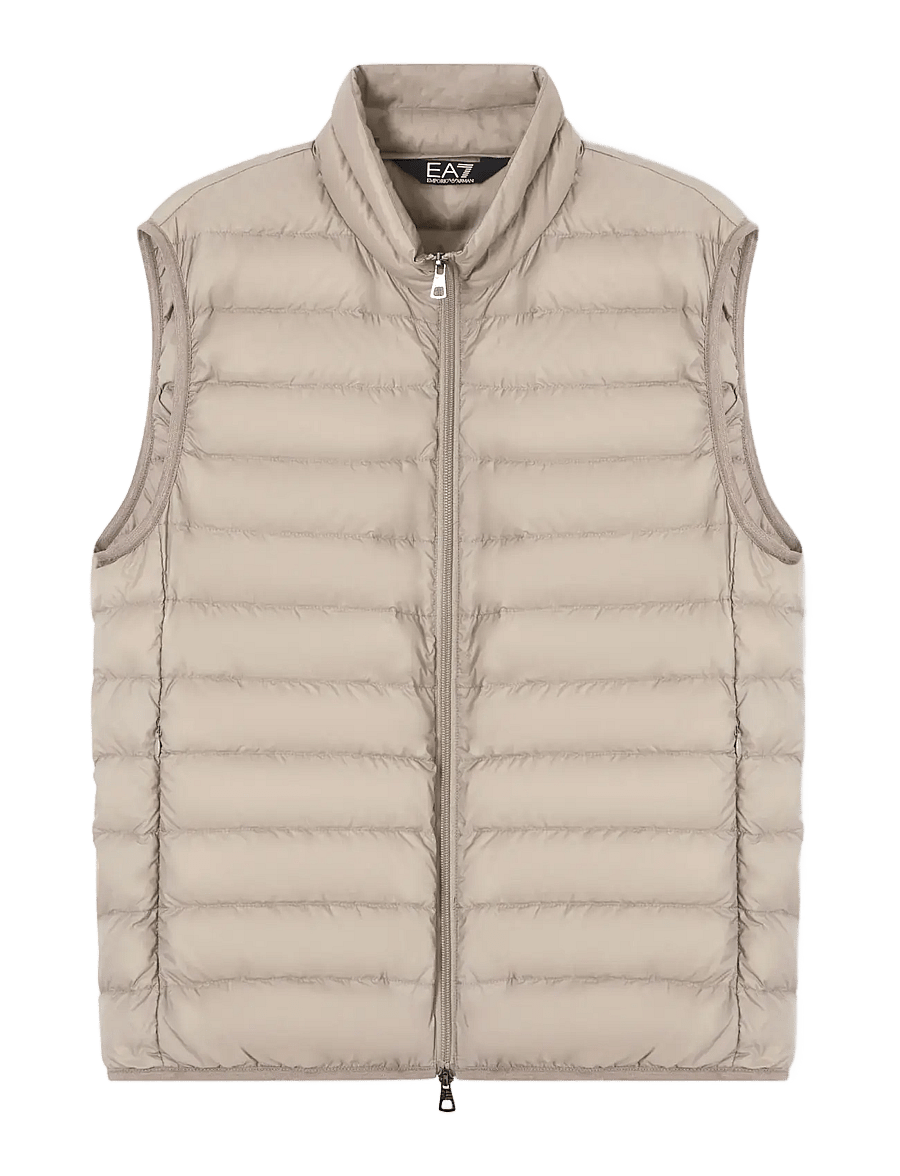 EA7 - DOWN WAISTCOAT - westen - roasted cashew - 1