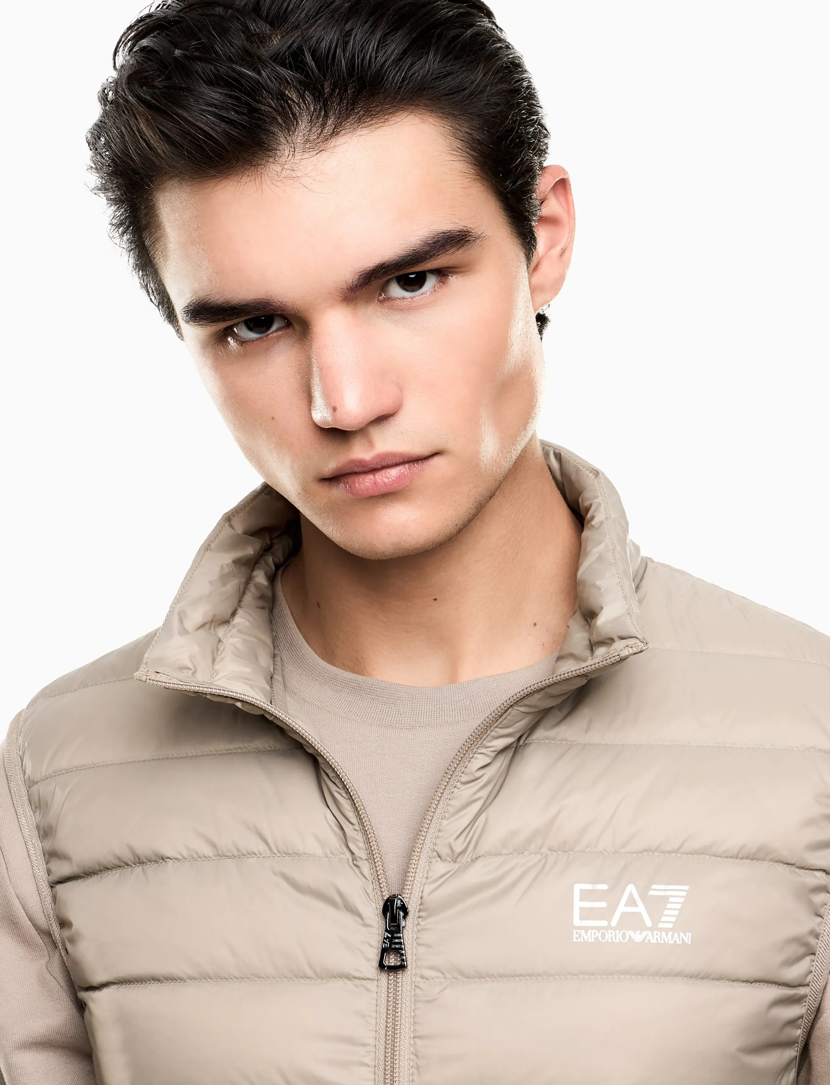 EA7 - DOWN WAISTCOAT - vester - roasted cashew - 3