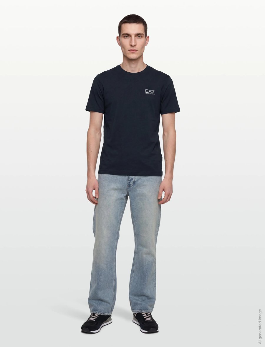 EA7 - T-SHIRT - kortärmade t-shirts - armani blue - 0