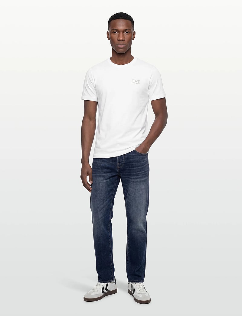 EA7 - T-SHIRT - kortærmede t-shirts - bianco ottico - 0