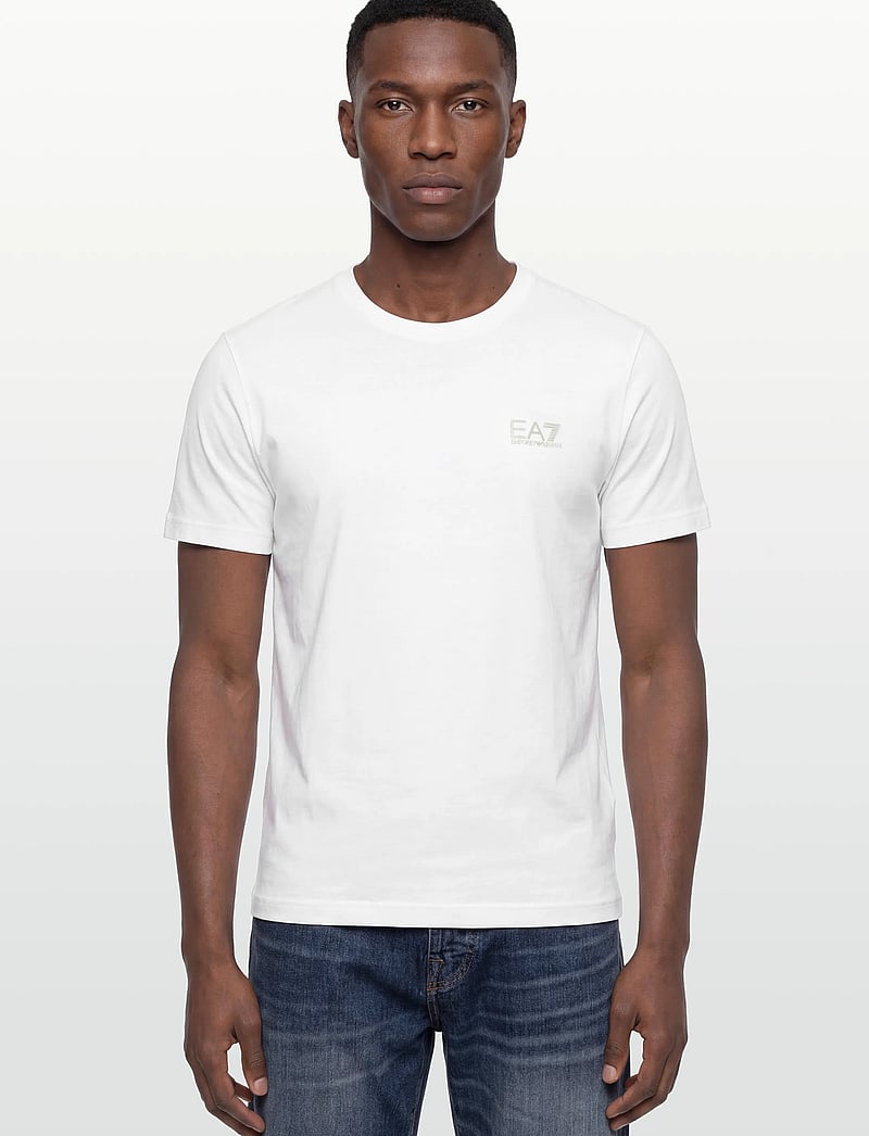 EA7 - T-SHIRT - kortærmede t-shirts - bianco ottico - 3