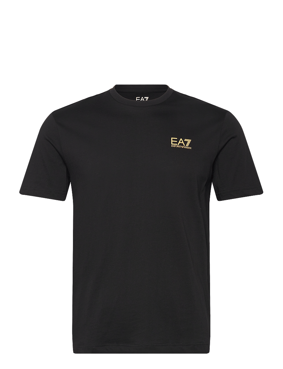 EA7 - T-SHIRT - kurzärmelige t-shirts - black - 1