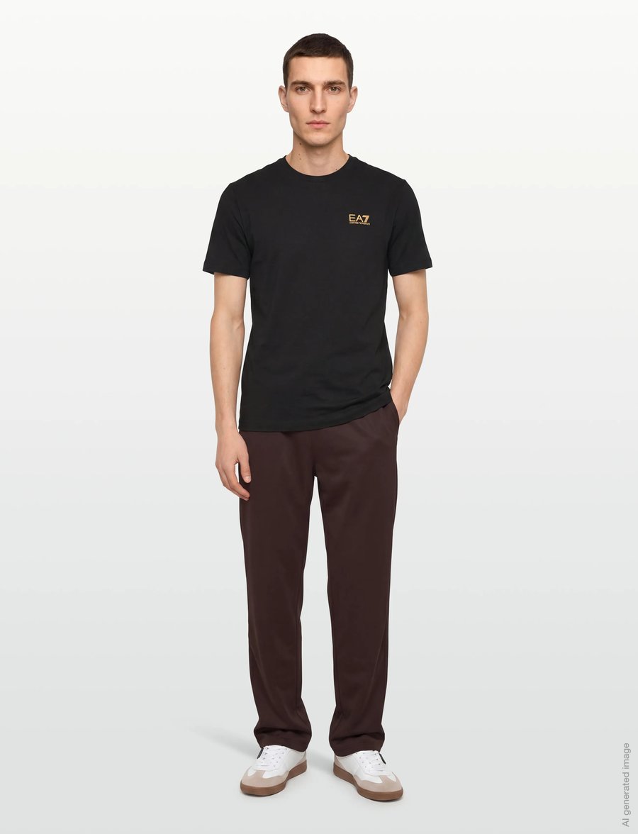 EA7 - T-SHIRT - kurzärmelig - black - 0