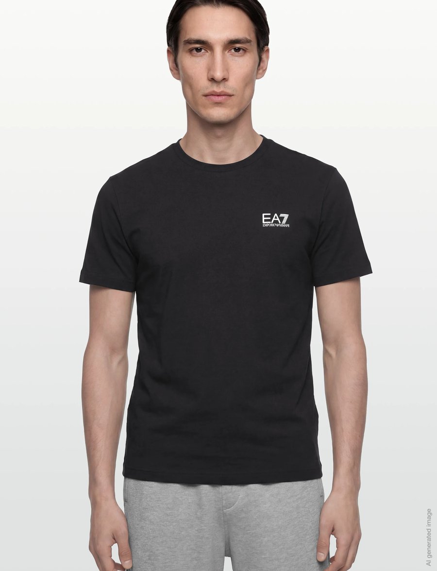 EA7 - T-SHIRT - kortermede t-skjorter - black - 3