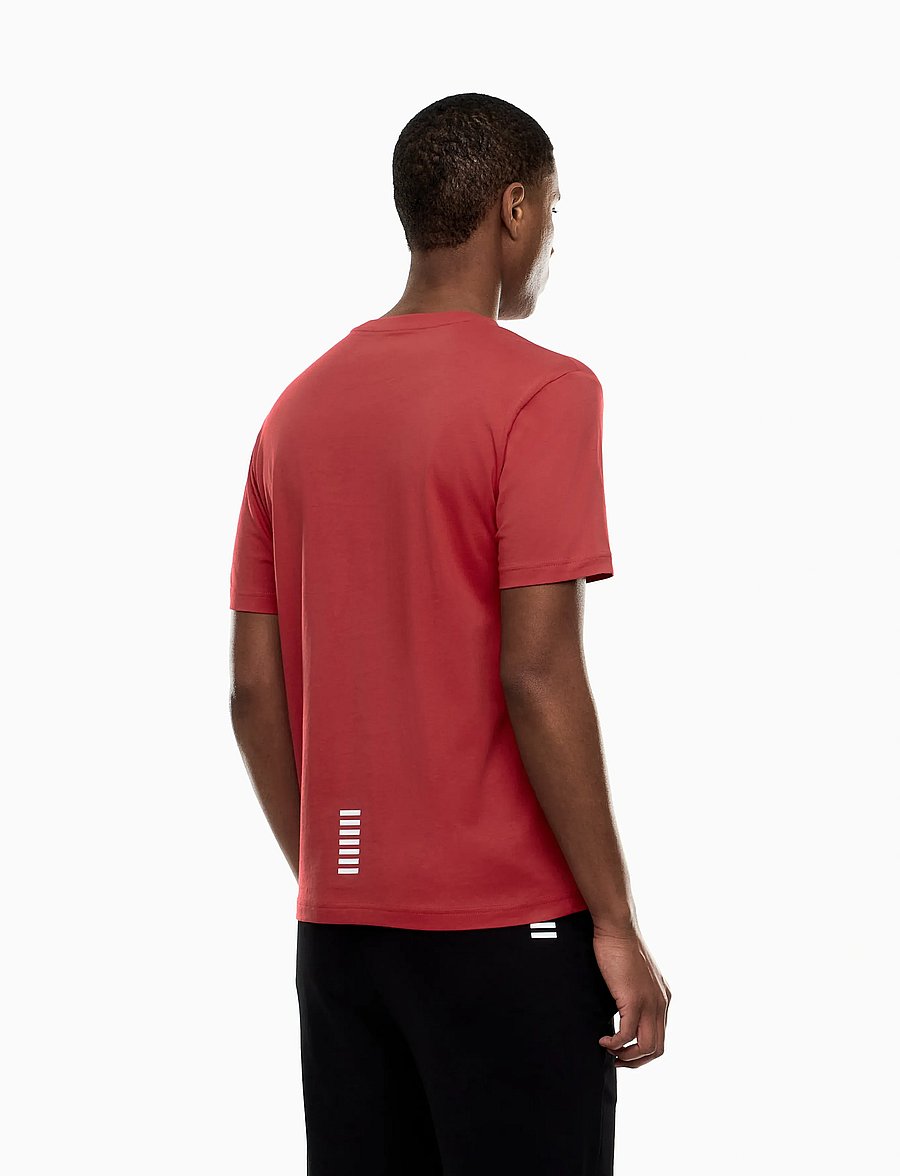 EA7 - T-SHIRT - kurzärmelig - haute red - 3
