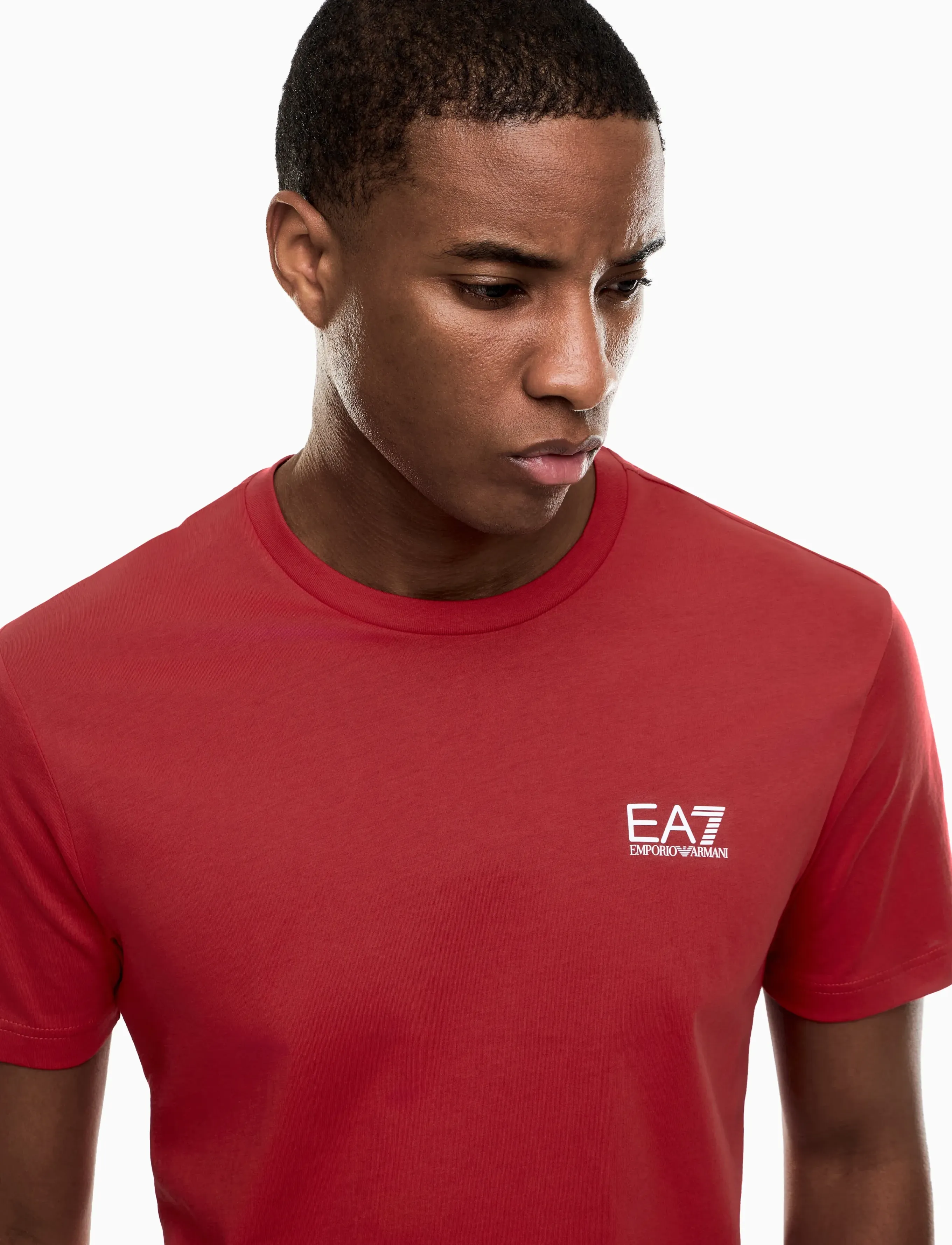 EA7 - T-SHIRT - short-sleeved t-shirts - haute red - 5