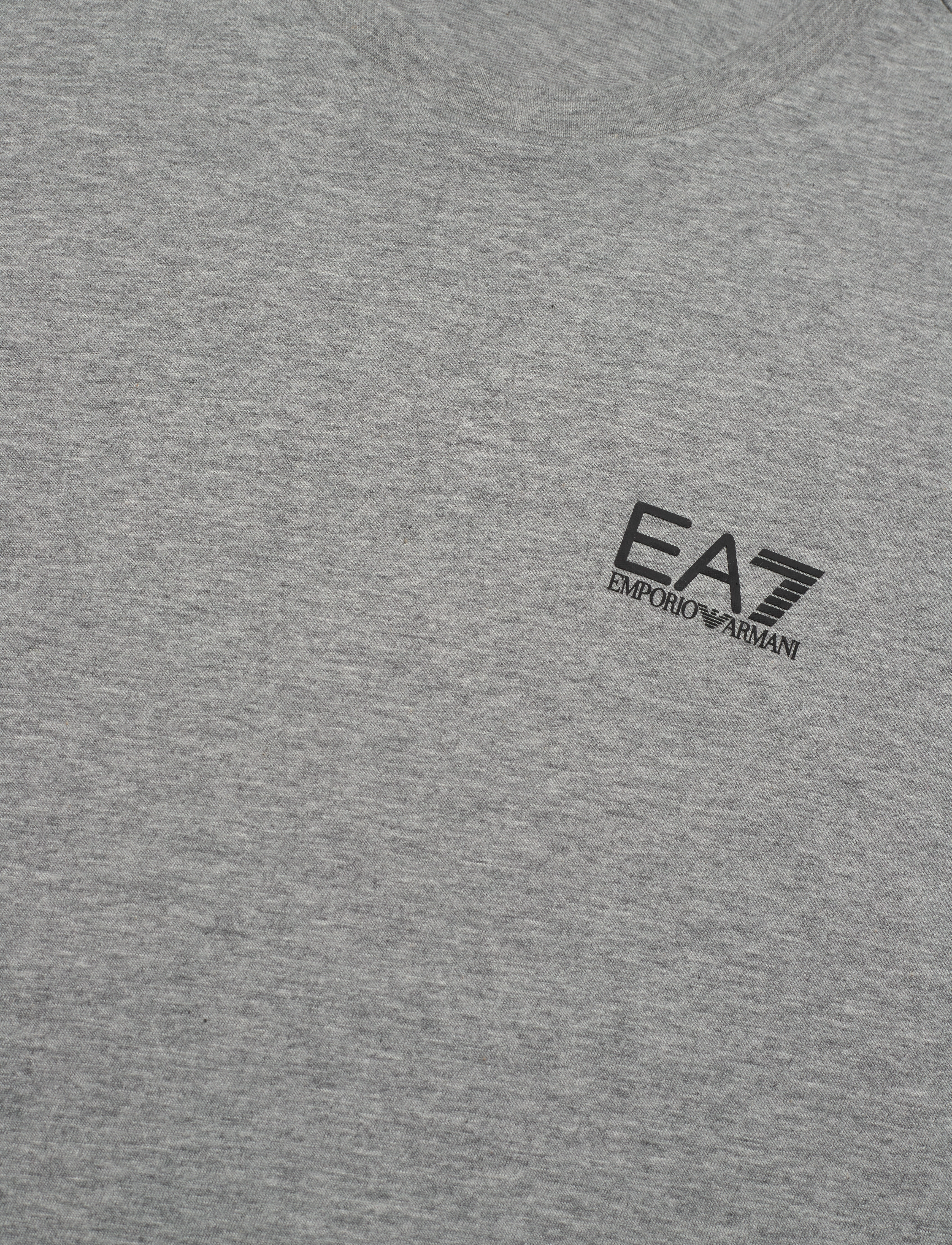 EA7 - T-SHIRT - stutterma bolir - med.grey mel - 2