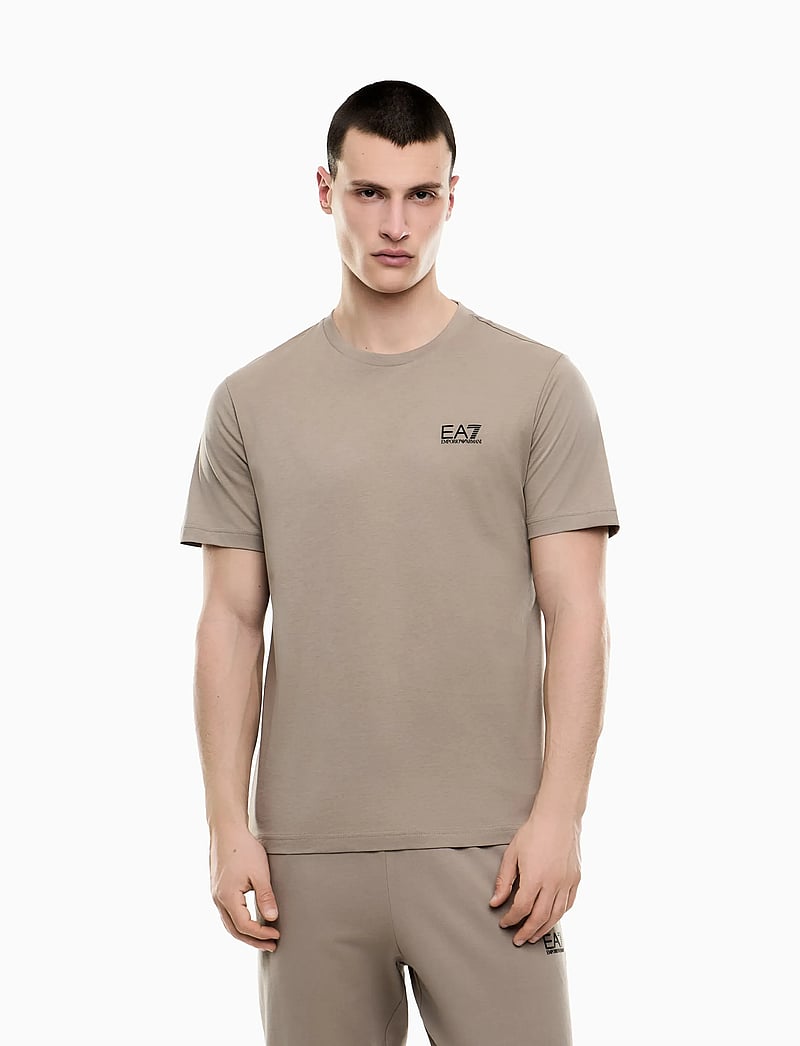 EA7 - T-SHIRT - kortærmede t-shirts - roasted cashew - 0