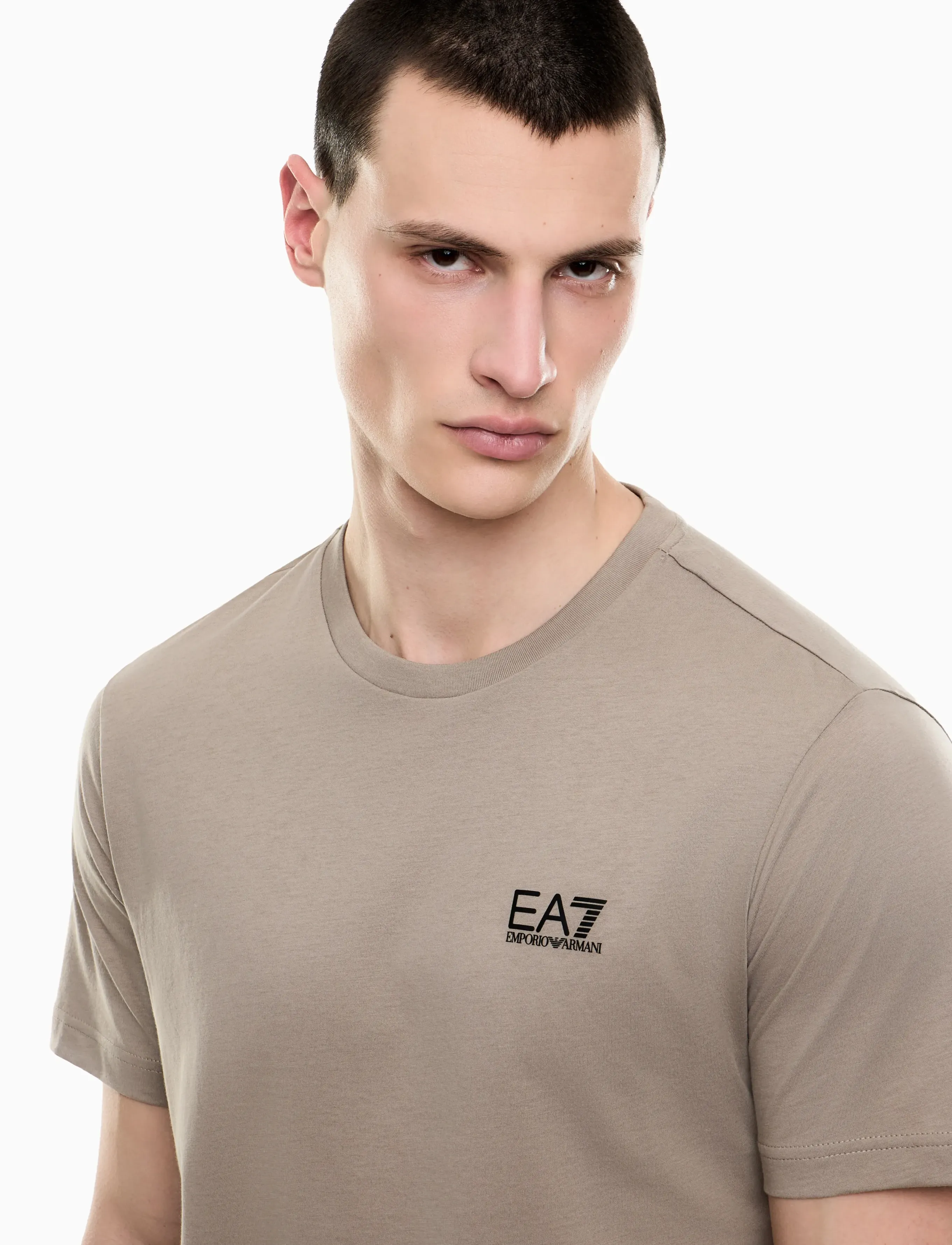 EA7 - T-SHIRT - short-sleeved t-shirts - roasted cashew - 5