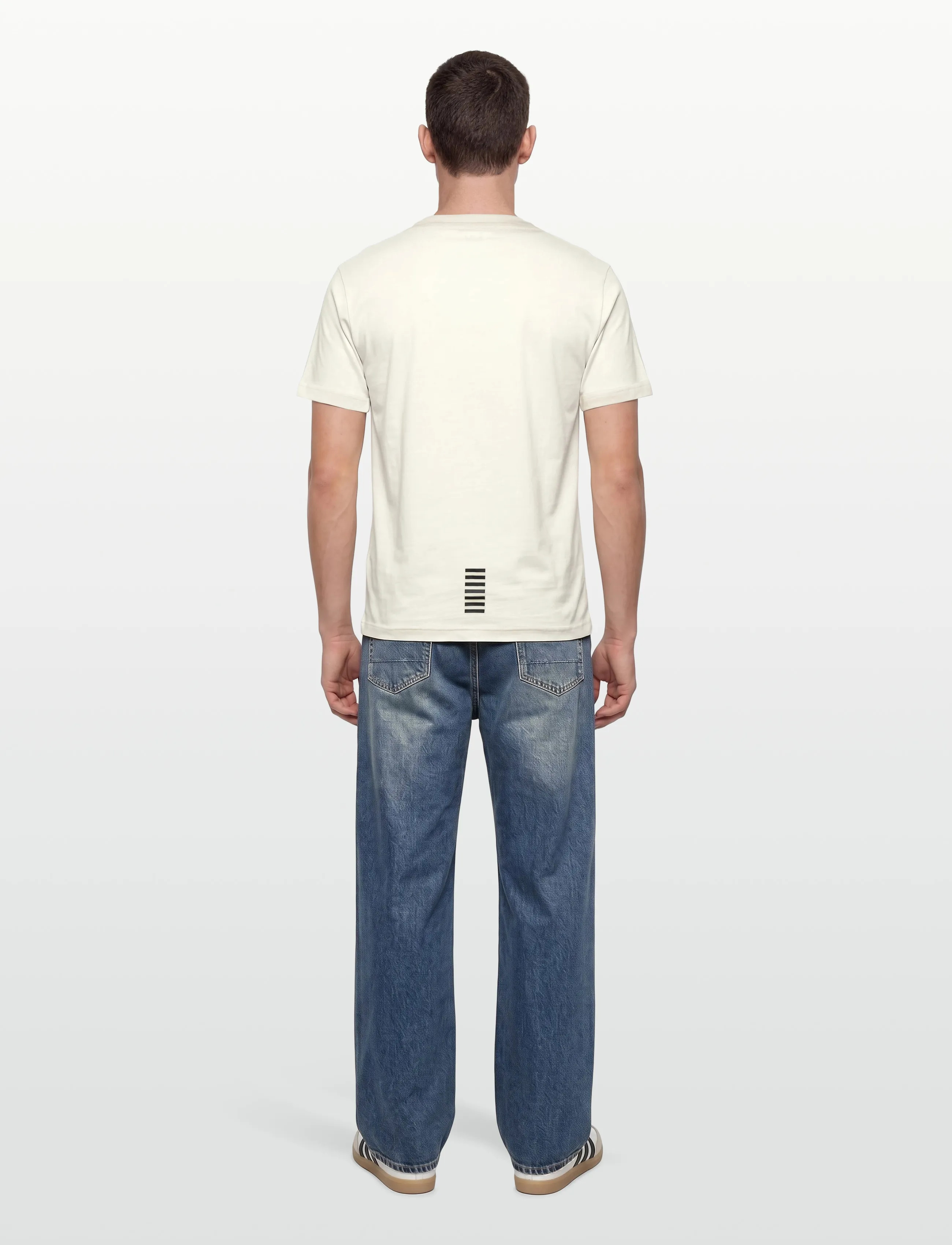 EA7 - T-SHIRT - t-krekli ar īsām piedurknēm - vanilla ice - 4