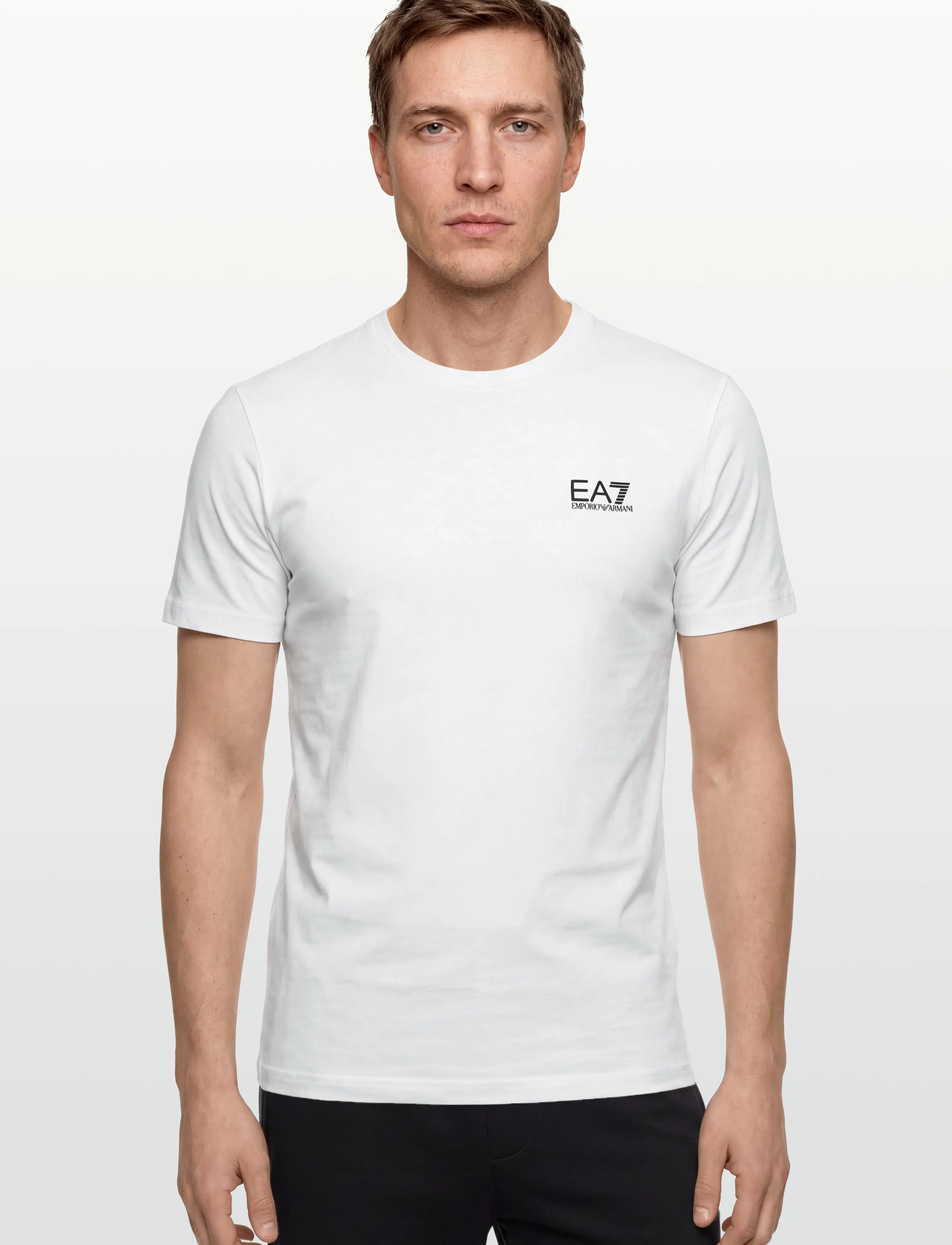 EA7 - T-SHIRT - kurzärmelige t-shirts - white - 3
