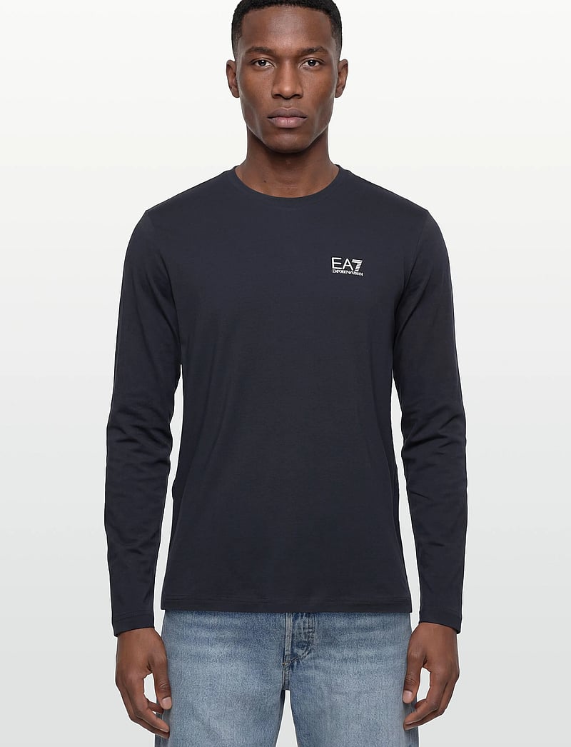 EA7 - T-SHIRT - langärmelig - armani blue - 3