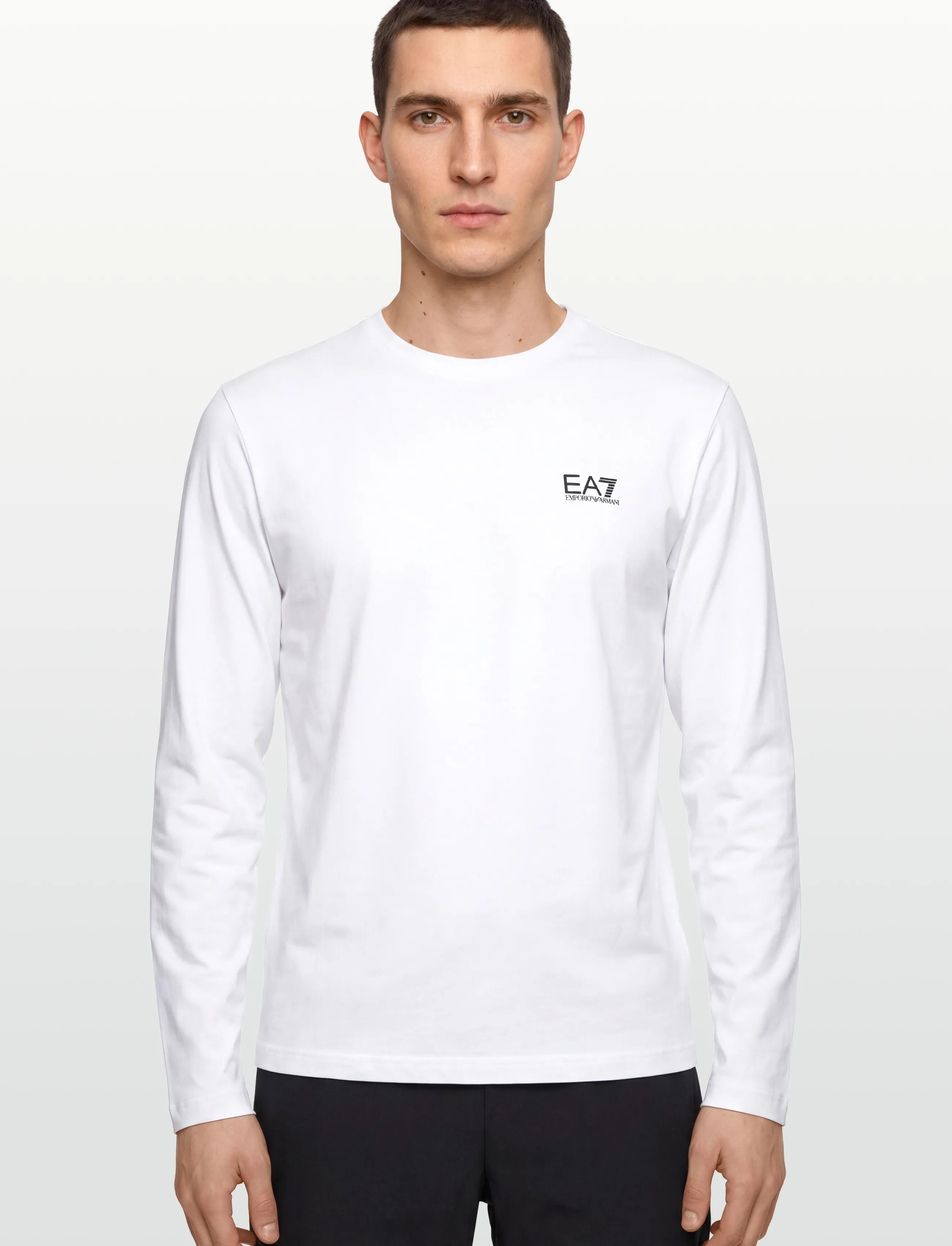 EA7 - T-SHIRT - langärmelige t-shirts - white - 3