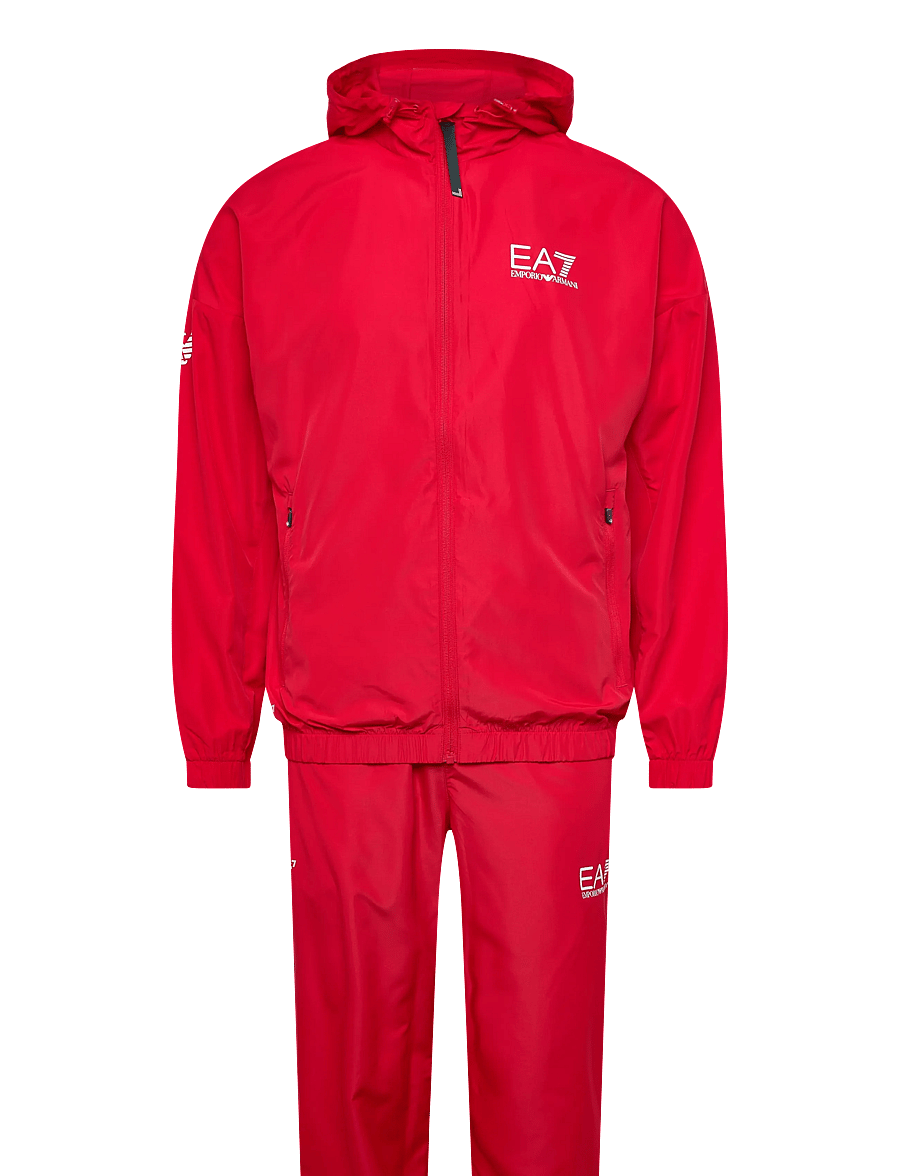 EA7 - TRACKSUIT - trainingsanzüge - racing red - 0
