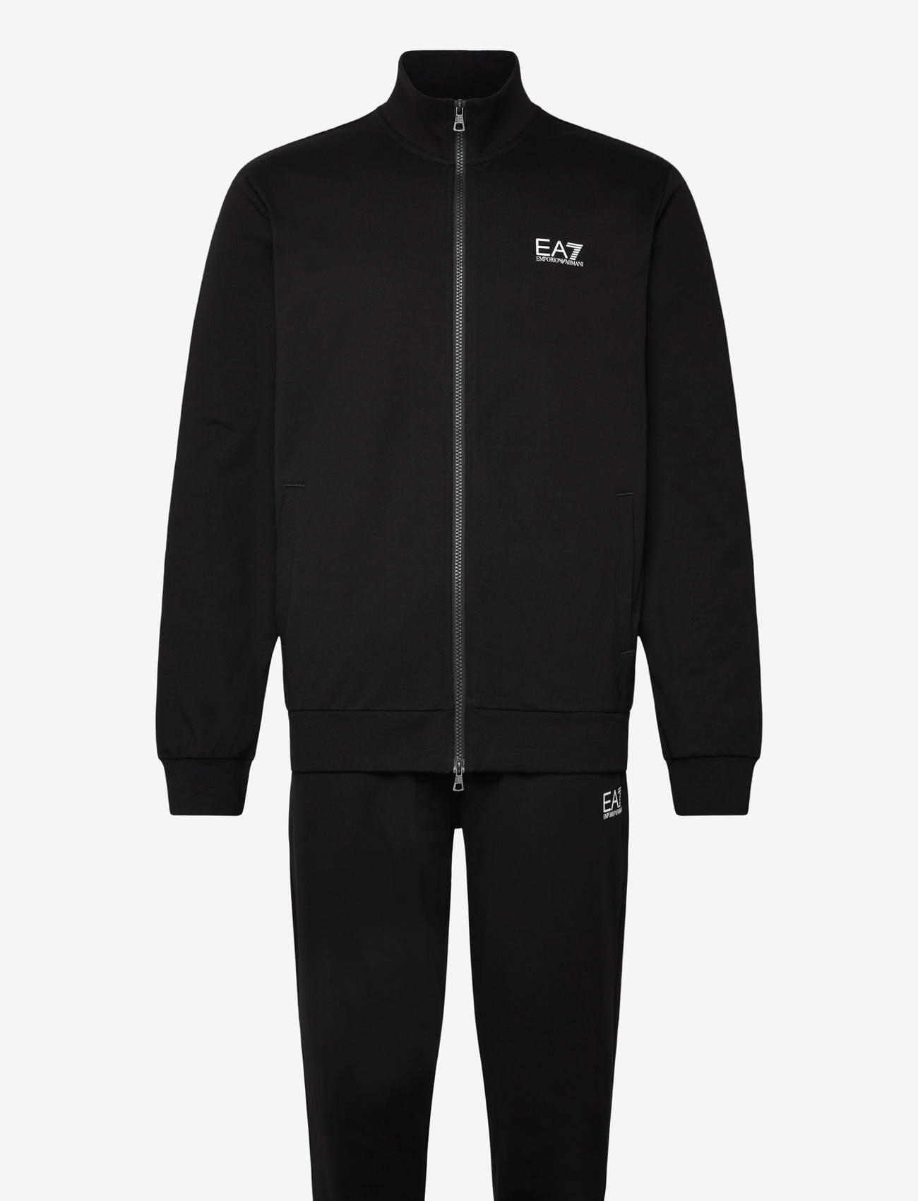 EA7 - TRACKSUIT - trainingsanzug - black - 0