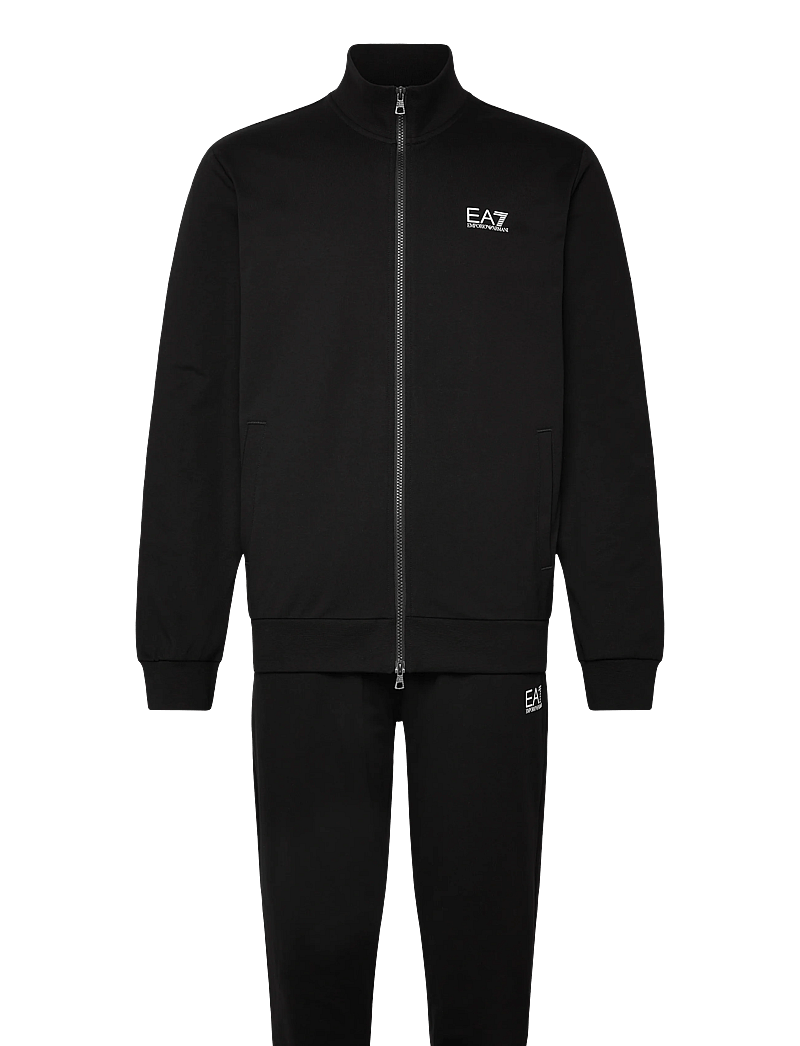 EA7 - TRACKSUIT - trainingsanzug - black - 0