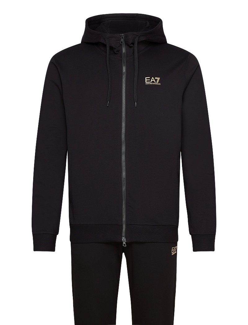 EA7 - TRACKSUIT - trainingsanzug - black - 0