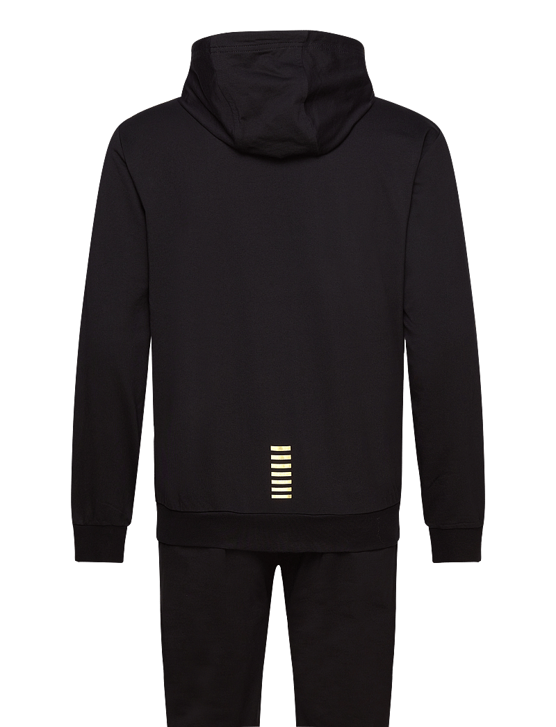 EA7 - TRACKSUIT - verryttelypuvut - black - 1