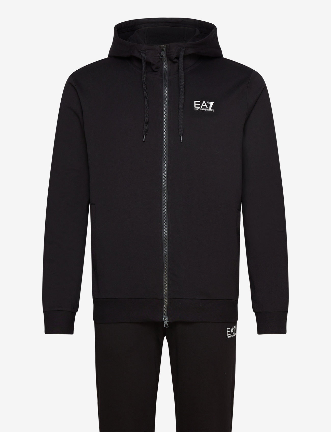 EA7 - TRACKSUIT - track jacketstrainingsanzug - black - 0