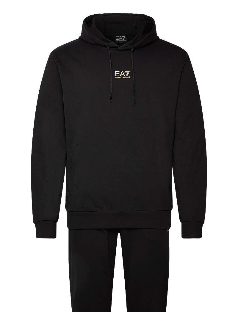 EA7 - TRACKSUIT - trainingsanzug - black - 0