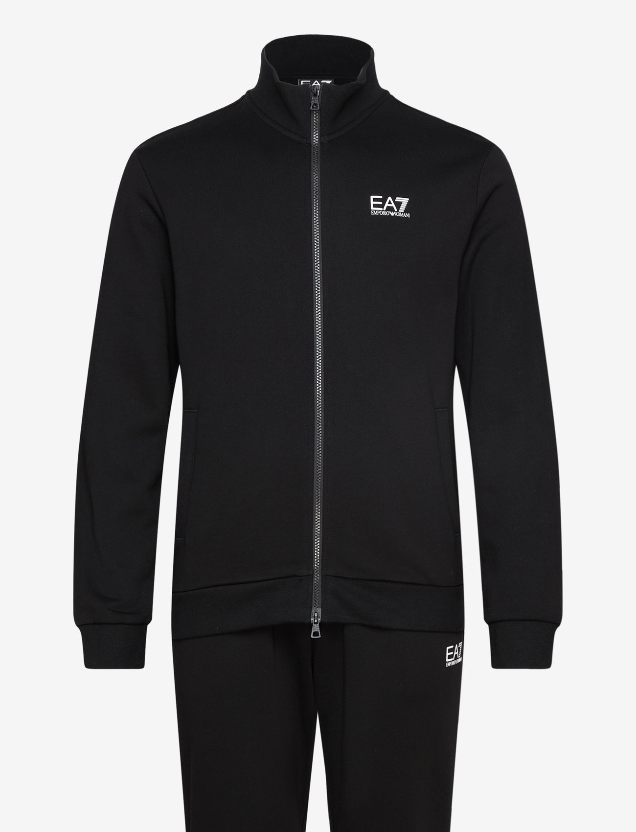 EA7 - TRACKSUIT - trainingsanzug - black - 0