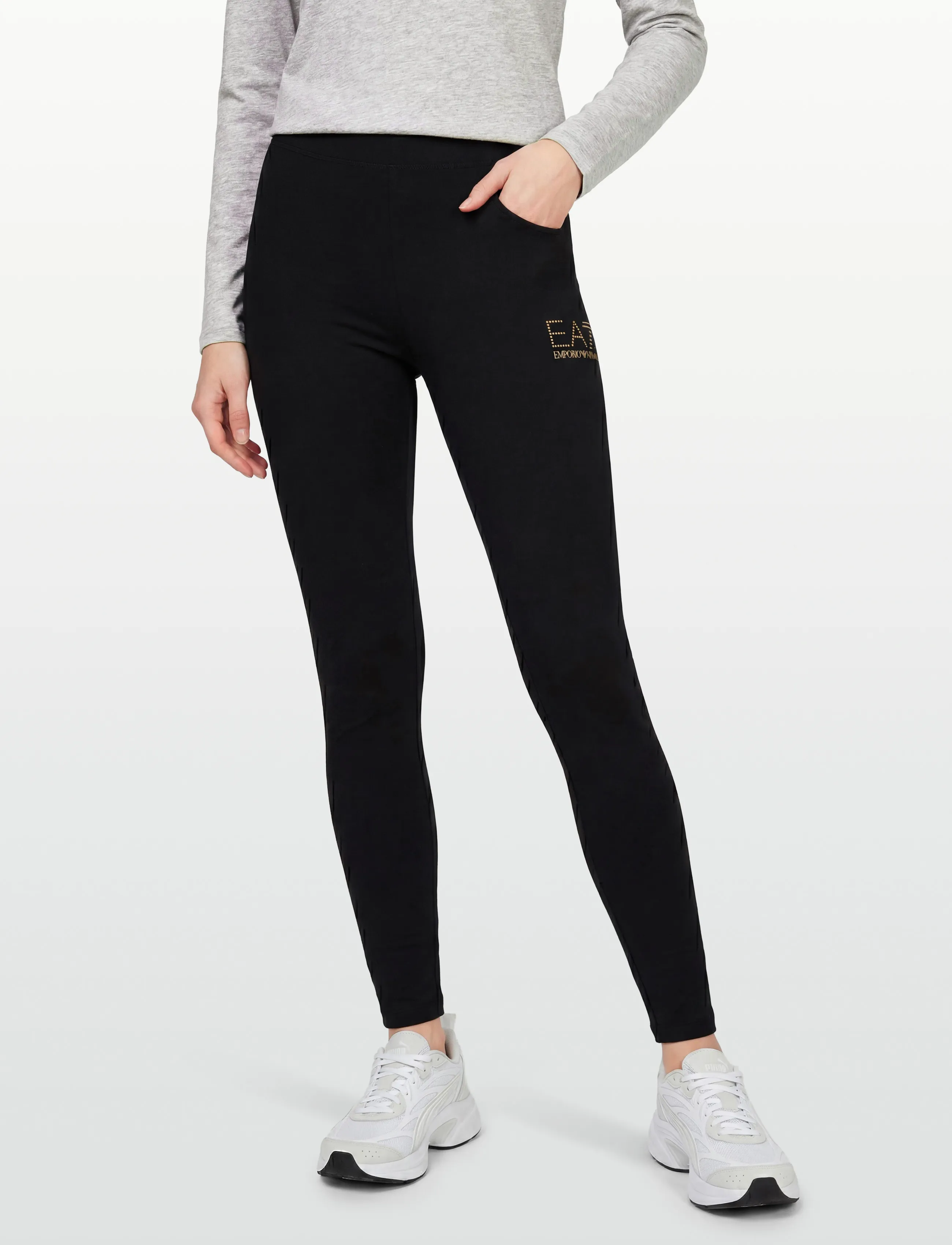 EA7 - LEGGINGS - black - 4