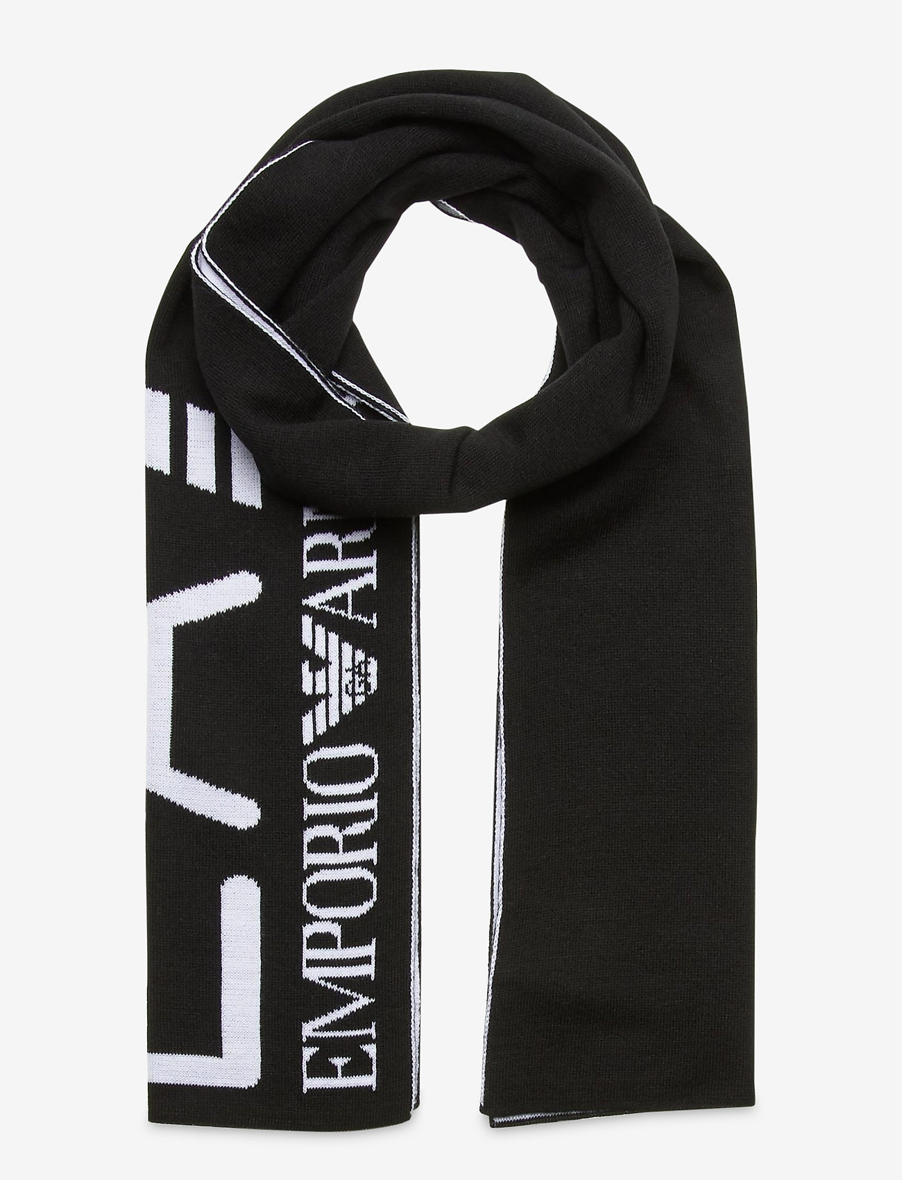 EA7 - SCARF - black/white - 0